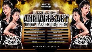 MIXTAPE FUNKOT VIRAL 2024 || HAPPY PARTY 2TH ANNIVERSARY BRUTAL DISSIDENT LAMONGAN BY DJ NONA SHANIA