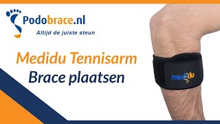 monteren paneel werkwoord Medidu Tennisarm brace plaatsen - YouTube