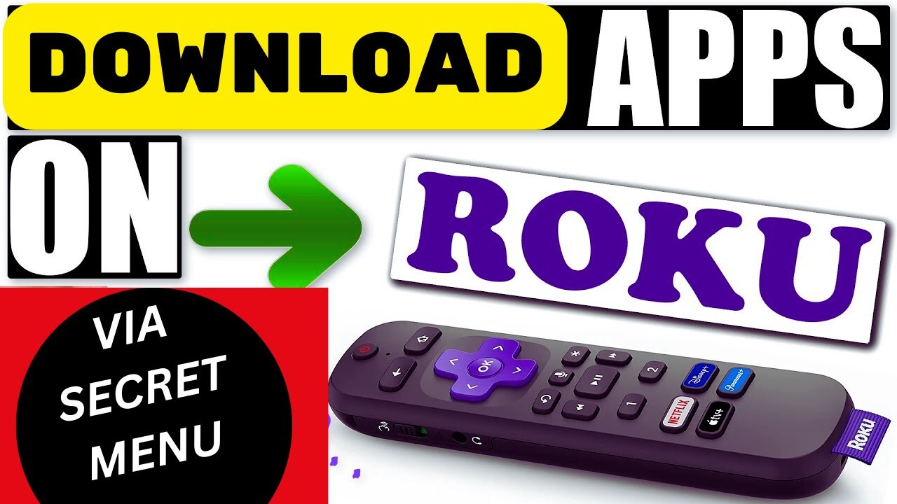 How to Download Apps on Roku Tv - YouTube