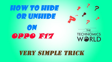 How to hide Apps in Oppo F17  l Lock Apps in Oppo F17
