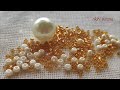 ⚜️Elegant Indian Jhumka style Earrings/Elegantes aretes estilo indio Jhumka/Beaded Jewelery Tutorial