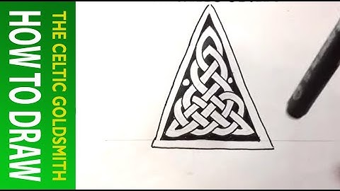 How to draw Celtic Patterns 51B - Aberlemno Triskele 2 of 6