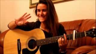Video thumbnail of "The Scientist-Coldplay (Acoustic cover by Mariana Cordeiro)"