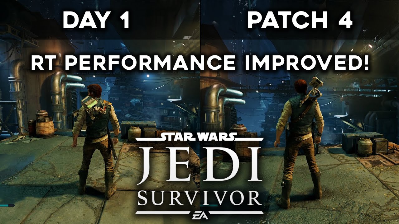 Star Wars Jedi : Survivor Patch 4 | Comparison | Epic , RT ON, FSR Q ...