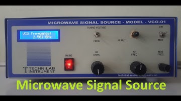 Microwave Signal Source (VCO) | Microwave signal generator | Technilab