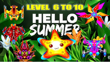Top Alien Shooter Hello Summer Event 2024 Level 6 To 10 | World Bosses Trends This Year