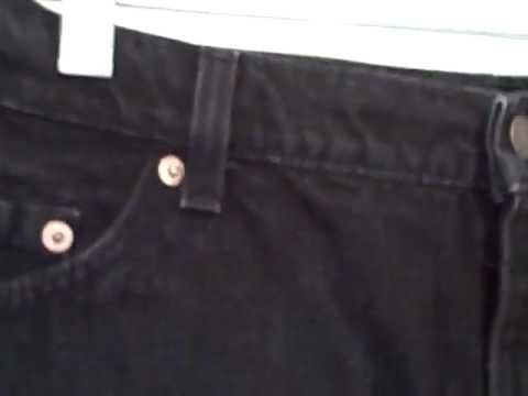Levi Strauss 522 Women's Shorts Black size 20 Product # 39522-0260 - YouTube