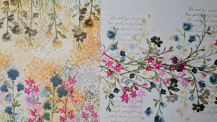 COLOUR CHALLENGE stamped ONE SHEET WONDER with WIL...