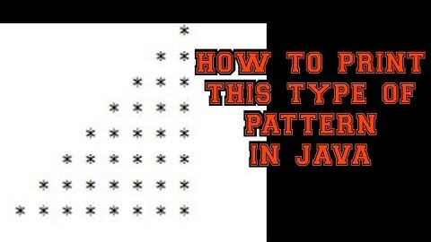 How To Print Half Pyramid Pattern In Java | Part 2