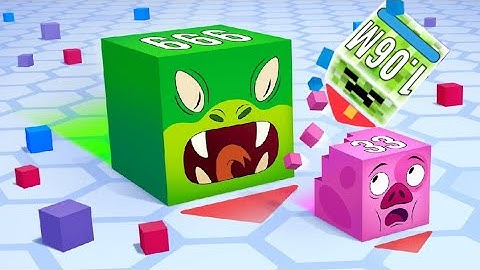 Cube Zone io.I collected 1M cubes.Most Beautiful Gameplay