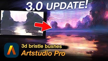 Artstudio Pro 3.0 UPDATE! 3d bristle brush + color jitter = Impressionism on iPad 🤔??