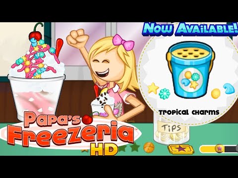 Papa's Freezeria HD Day 15 Saucy Shot Mini Game 