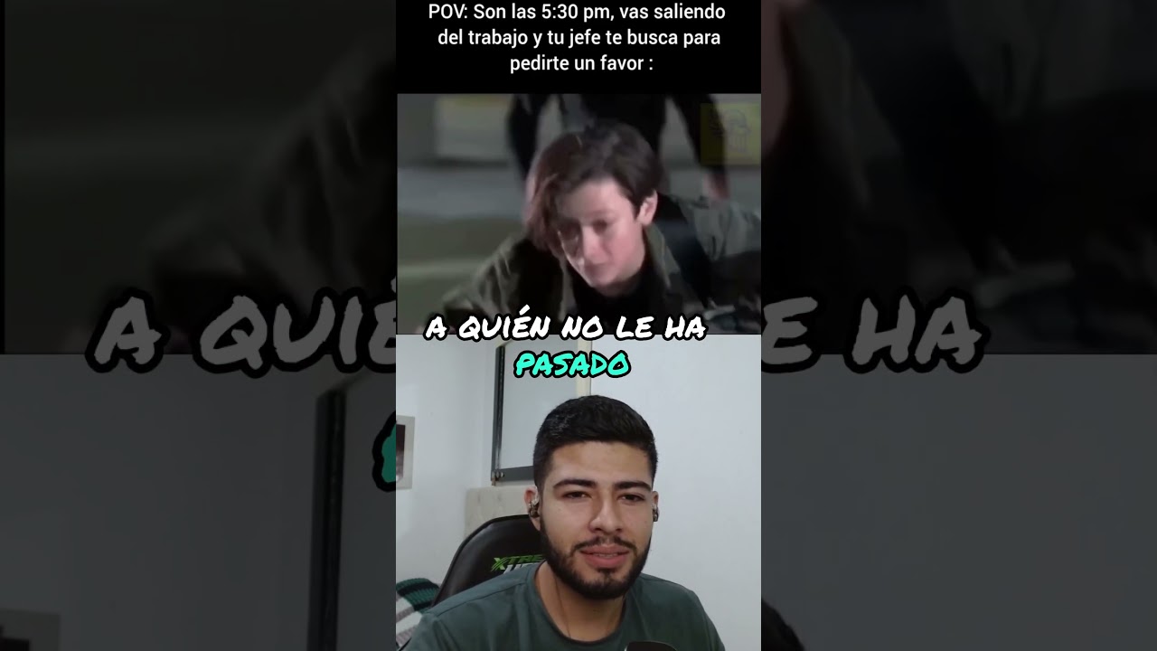 EL JEFE CUANDO VOY SALIENDO DE TRABAJAR #viralvideo #humor #fyp #shorts  #trabajo