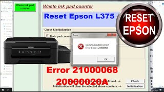 Error 2000020A Epson L375 - L475