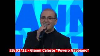 Video thumbnail of "28/02/22 - Gianni Celeste "Povero Gabbiano" (live)"