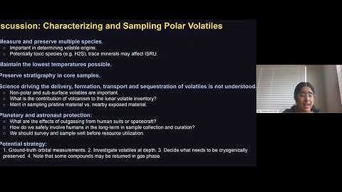 Lunar Surface Science Virtual Workshop: Samples and Curation: Parvathy Prem, Thomas Orlando