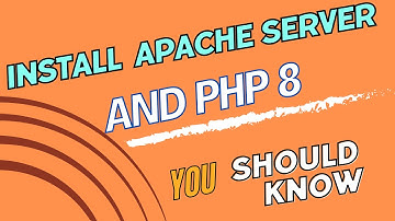 👉 install apache server and php 8 ✅