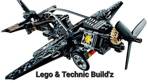 Lego Technic (42002) Hovercraft Alternate (B) Aeroplane Build