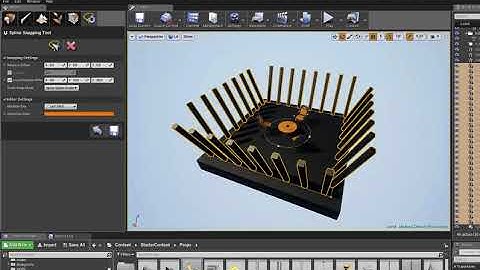 Unreal Engine 4 Plugin : Spline Snapping Tool