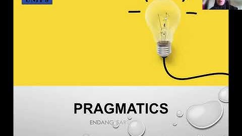 Pragmatics-Speech Acts