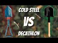 Pelle de survie cold steel   vs    pelle de camping decathlon