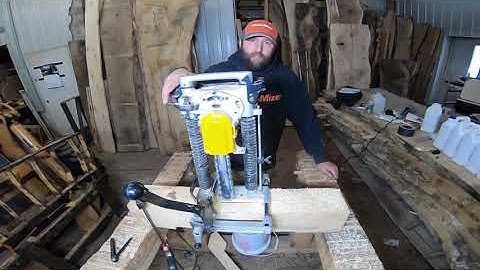 Makita chain mortiser demonstration