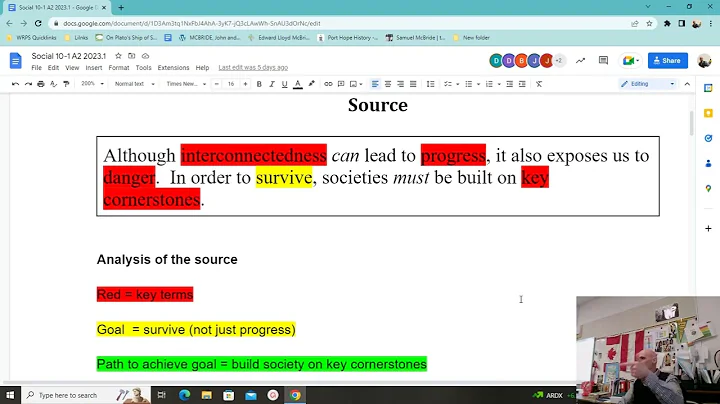 Social 10-1 - Cornerstones A2 summary I