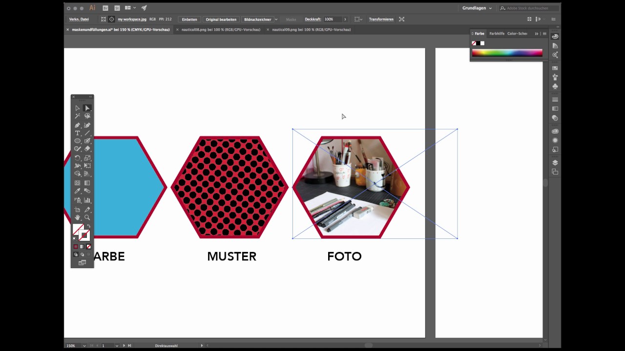 Adobe Illustrator Fullungen Innerhalb Einer Form Bewegen Youtube