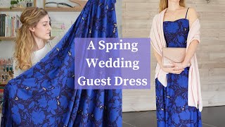 Sewing a Spring Wedding Guest Dress 🪡 🌸 ｜Project Diary