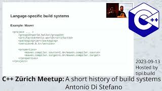 A short history of build systems - Antonio Di Stefano screenshot 1