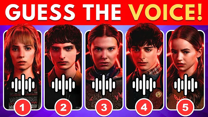 Guess the Stranger Things Season 5 Characters by Their Voice! 🔊🎶 Stranger Things Quiz