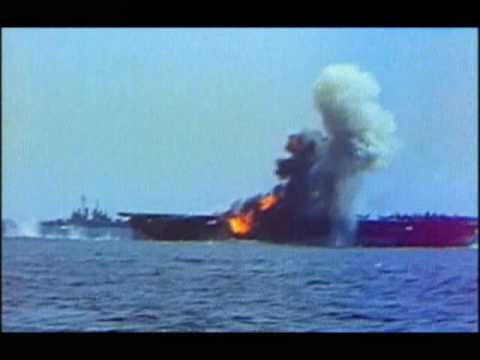 Japanese Kamikaze attack on the USS Essex