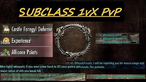 ESO | Subclassing 1vX PvP (Solstice)