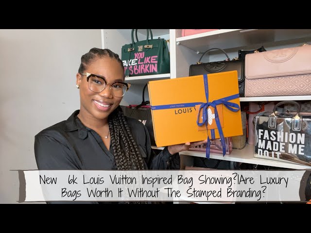 New 6k Louis Vuitton Inspired Bag Showing 🥲?Are Luxury Bags Worth It  Without The Stamped Branding? 
