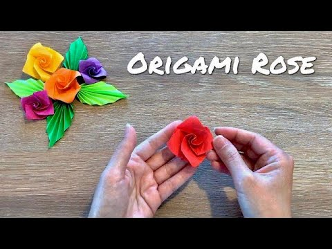 Video: Paano Gumawa Ng Isang Rosas Na Origami