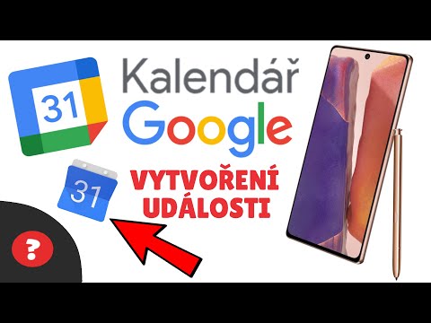 Jak přidat UDÁLOST do GOOGLE KALENDÁŘE | Návod | GOOGLE / MOBIL