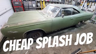 DIY Painting an Old Muscle Car on the CHEAP  1968 Road Runner Clone