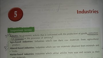 Ch5:Industries#entireknowledgeworld #class8 #sst  #class8 #Geography #Sarswatividyamandir