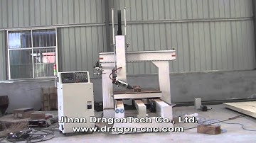 4 axis CNC router, CNC engraving machine, made by DragonTech