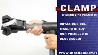 manutenzione mountain bike bicicletta bici cavalletto supporto mod. Clamp