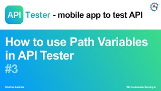 API Tester #3 How to use Path Variables in API Tester | A Mobile App to Test Your APIs | API Testing screenshot 5