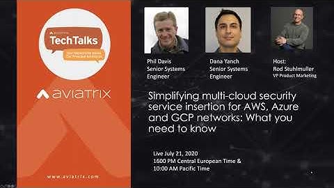 TechTalk | Simplifying multi-cloud security service insertion for AWS, Azure and GCP networks