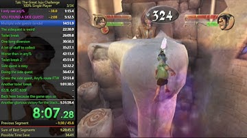 Tak: The Great Juju Challenge 100% speedrun in 1:25:29