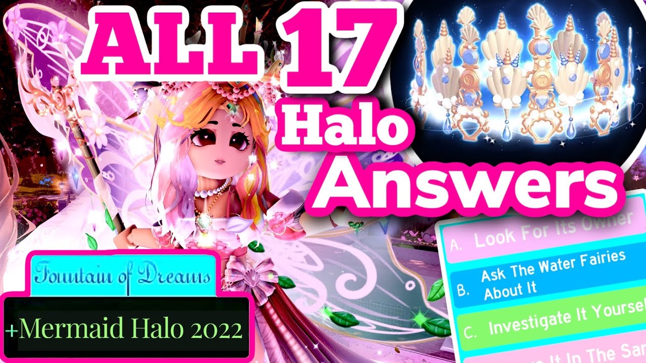 Roblox: Royale High Tidal Glow halo answers 2023 (Fountain Answers