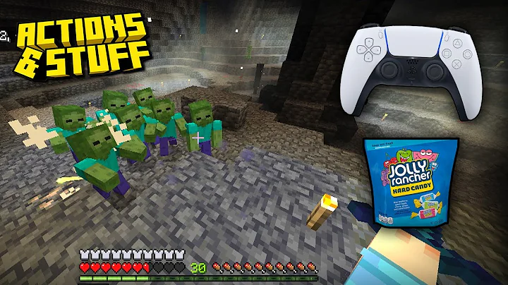 Minecraft Bedrock ASMR "Actions & Stuff" (Hard Candy and Controller Sounds) - Episode 13