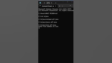 How to  java pr🍵gram to store five number in list and display number in S🍵rted order