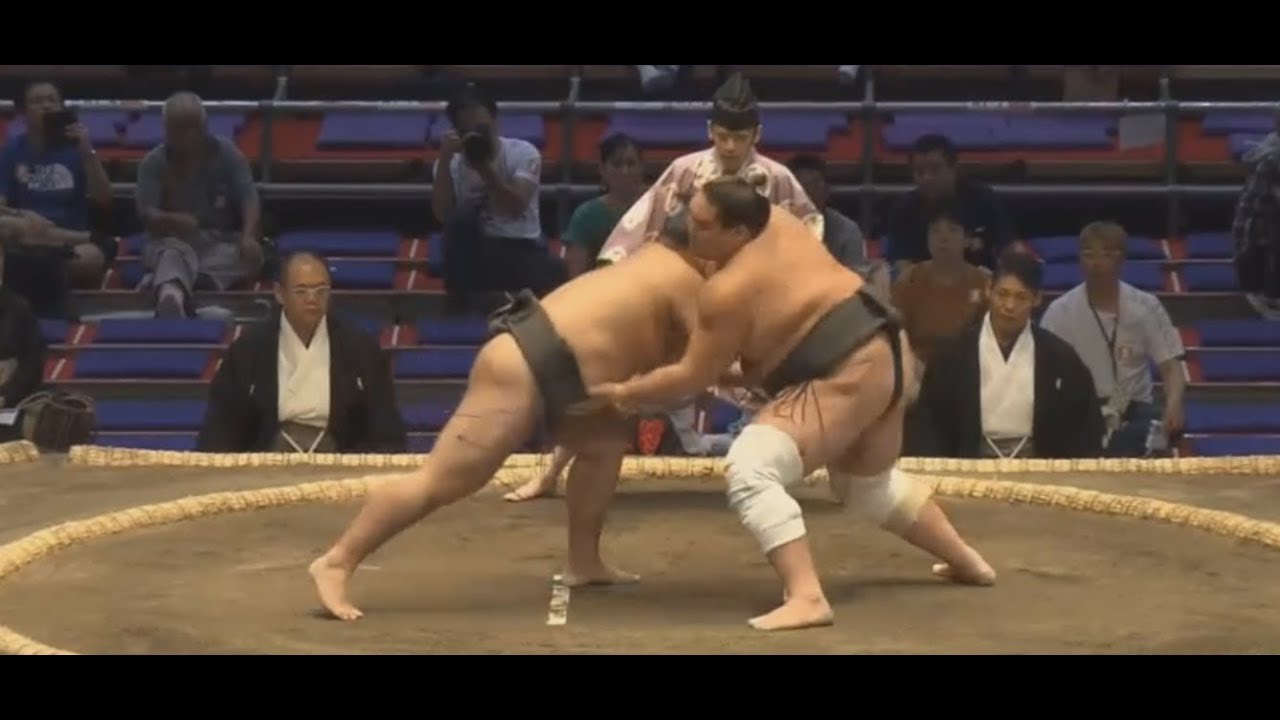 sydney schneider Terunofuji 照ノ富士 v Onojo, Sumo Day 4 Nagoya 10 July 2019