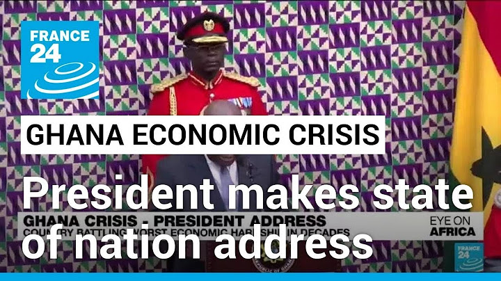 Ghana president addresses nation amid worst economic crisis in decades • FRANCE 24 English