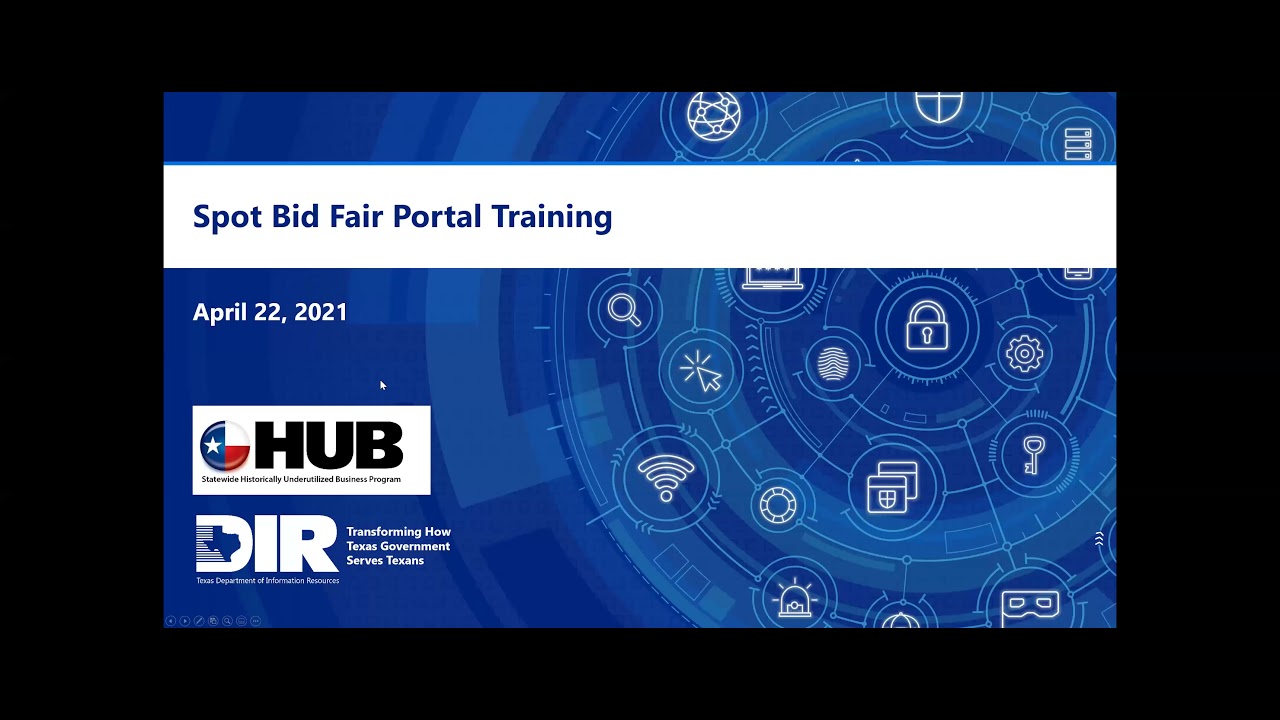 HUB Talk: 14th Annual Spot Bid Portal Training | April 22, 2021 - YouTube
