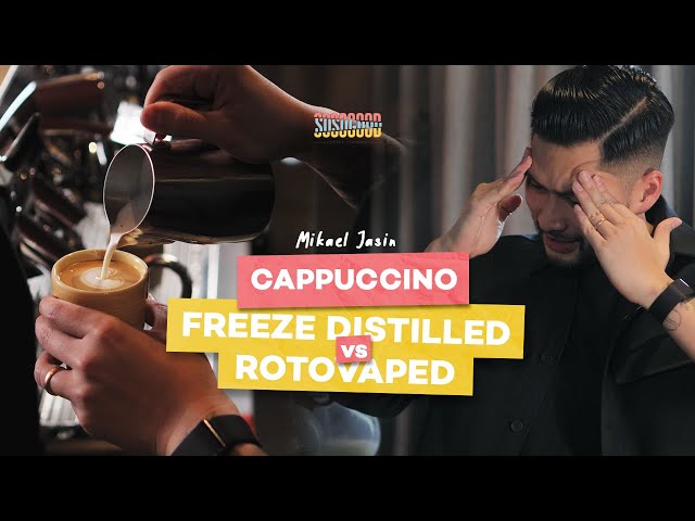 CAPPUCCINO FREEZE DISTILLED VS ROTOVAPED class=